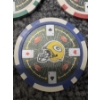 Image 6 : NFL Green Bay Packers Poker Chips - Full Set - Mint Condition