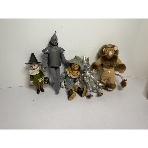 Soft Wizard of Oz Collectibles - Scarecrows - Lion - Tin Man 