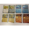 Image 1 : Pokémon Cards - Set of 8 - Holo & Reverse Holo - Eevee - Vaporeon - Flareon