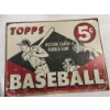 Image 1 : Topps Metal 1955 Replica Baseball Sign 16" x 12" - Brand New