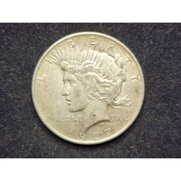 1927-D Silver Peace Dollar