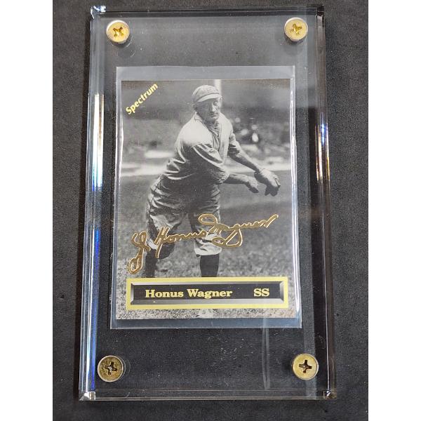 RARE 1993 Honus Wagner 24K Gold Signature Baseball Card #1047/5000