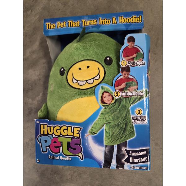 Snuggly & Cozy Huggle Pet Convertible Stuffed Animal Hoodie- Ages 3 & Up 