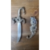 Image 9 : Lot Of (2) Swords With Sheaths & (1) Blue Dragon Collectible Dagger