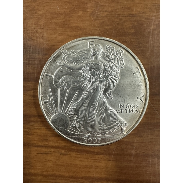 2007 American Silver Eagle - 1 Troy oz .999 Silver