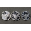 Image 2 : Set of 3 Medjugorje Miraculous Medals - 1/4 Troy Oz .999 Fine Silver - .75 Troy Oz Total Weight