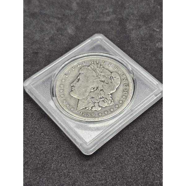 1889-O Morgan 90% Silver Dollar with Protective Case