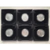 Image 5 : 2021 United States Morgan & Peace Silver Dollar 6 Coin Set Ft. All Mints Including Carson City!