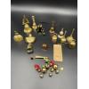 Image 1 : Collectible Bells - Christmas Tree - Woman with Puffy Dress - Small Assorted Sized Bells 