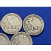 Image 7 : x5 90% Silver Walking Liberty Half Dollars: 1943, 1943, 1943, 1944, 1944 FV: $2.50