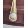 Image 5 : Nice Assortment of Silver-Plated Flatware, Heart-Shaped Goblets, in Wooden Holder ~ 5lbs