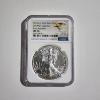 Image 1 : NGC MS70 Graded 2019-W Silver 1 Oz American Eagle Early Releases WEST POINT Mint Eagle!