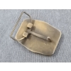 Image 3 : Grey P.A.P. Loyal Order of Moose Belt Buckle In Great Condition