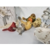 Image 3 : Lot of Assorted Bird-Lovers Collectible Items - Birdhouse, Figurines, Ring Holder, Trinket Tray
