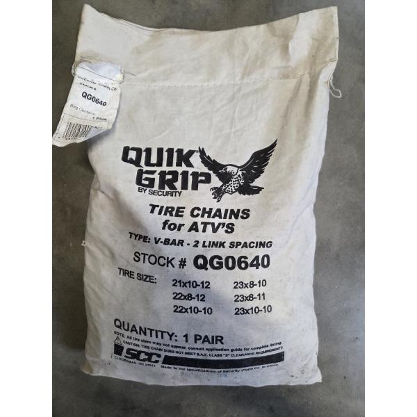 Brand New Pair Of Quik Trip ATV Tire Chains 