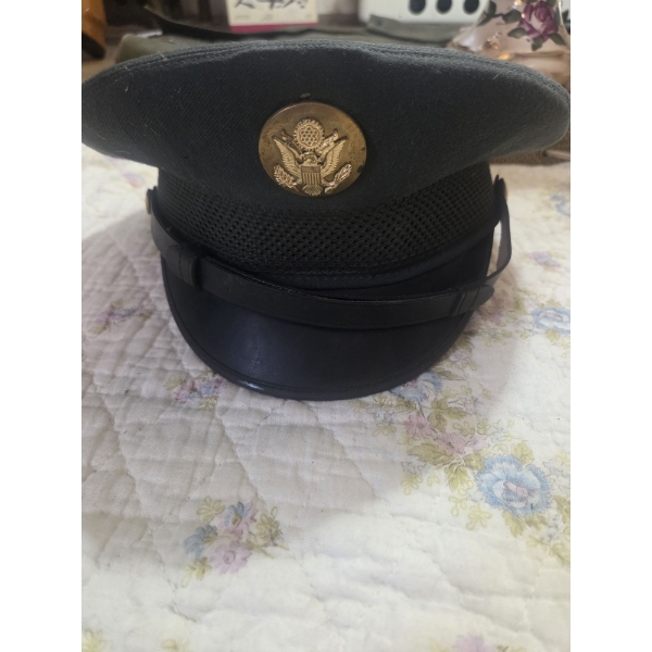 Vietnam Era Military US Army Enlisted Crusher Hat Size 7 1/8 