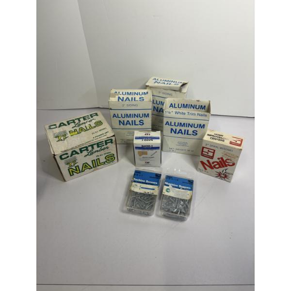 Tons of Nails & Screws - Aluminum Nails - Carter Lumber Nails - Hot Dip Galvanized Nails - Stambaugh