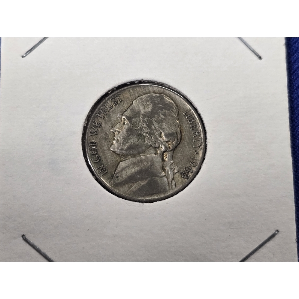 1943- P Jefferson Wartime Nickel