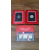 Image 1 : 1976 US Bicentennial 40% Silver Uncirculated Coin Set & 40% Silver 1971/1974 Eisenhower Proof Dollar