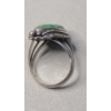 Image 12 : Sterling Silver Southwestern Style Cuff Bracelet & Rings With Turquoise - Total Weight: 26.1g