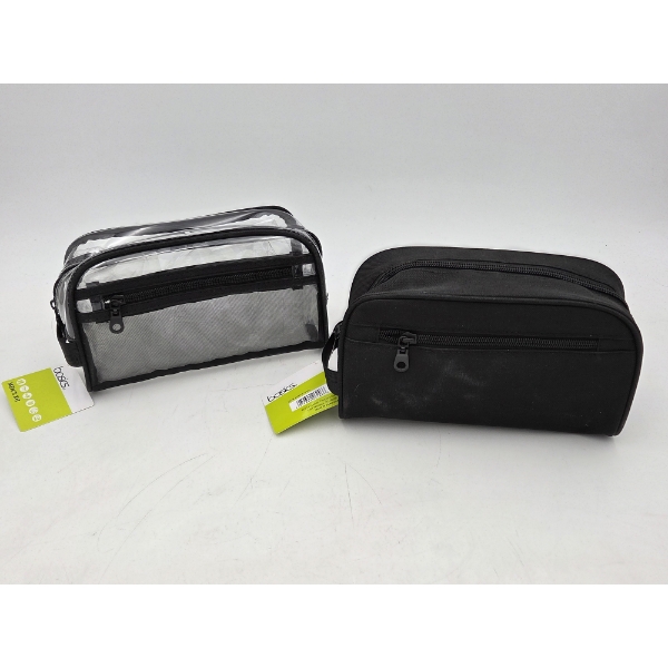 Two Brand New With Tags Mens Travel Accessories Zipper Bags