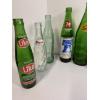 Image 3 : 13 Glass Bottles - Includes 7up and Coca-Cola Bottles! Various Sizes - Squirt Bottle - ETC.