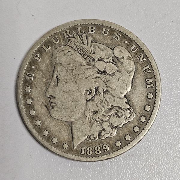 1889 United States Morgan 90% Silver Dollar FV: $1.00