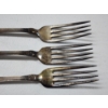 Image 3 : Three Vintage Lunt Sterling Silver Forks Weighing 138.5 Grams