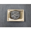 Image 1 : Grey P.A.P. Loyal Order of Moose Belt Buckle In Great Condition