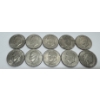 Image 2 : United States Eisenhower Silver Dollars- $10.00 Face Value- 1971, 1972, 1974- Beautiful Condition