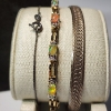 Image 6 : Nice Lot of Sterling Silver Jewelry Including Gorgeous Gold-Tone Opal Bracelet TW: 23.9g