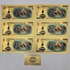 Image 1 : Set of 6 24k Gold Foiled Nippon Ginko Legend of Zelda - Real 24k Gold with COA