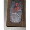 Image 4 : Gorgeous Hand Painted Henry Edinger Slate With Wood Back Bird Paintings