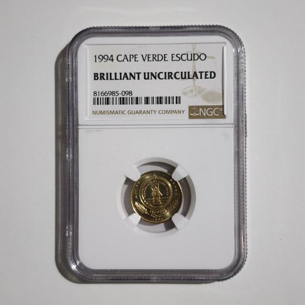 NGC Brilliant Uncirculated 1994 Cape Verde Escudo 