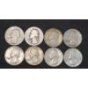 Image 1 : Assorted Years/Mint Marks 90% Silver Washington Quarters - Face Value: $2.00