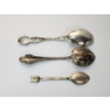 Image 6 : 3 Intricate Sterling Silver Spoons - Total Weight: 58.8g