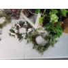 Image 5 : Lot of Assorted Decorations: Wreaths, Vase, Basket, Florals - See Photos! 