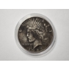 Image 1 : UNITED STATES 1923-S SILVER PEACE DOLLAR WITH UNIQUE BLACK TONING ~ Minted at the San Francisco Mint
