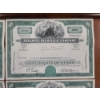 Image 4 : Lot of Four 1969 Atlantic Richfield Company One Hundred Shares Stock Certificates