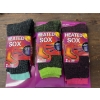 Image 1 : 3 Pairs Of Women's Size 9-11 Thermal Heated Sox Socks - Brand New In The Package -Colors May Vary