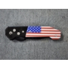 Image 2 : Quality American Flag Spring Assisted OTS Push Button Activated Knife With 3 Inch Blade 