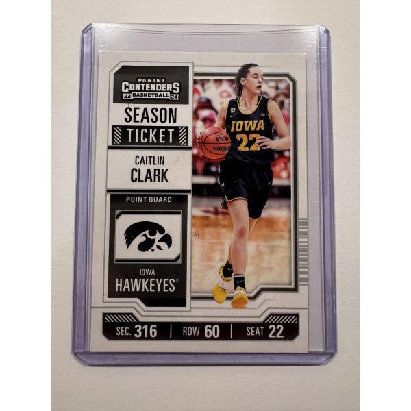 2024 Caitlin Clark Panini ROOKIE Basketball Card - Mint Condition In Protective Holder - Exceptional