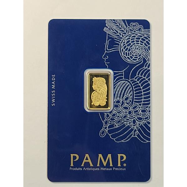 2.5 Gram PAMP Suisse .9999 Gold Bar Sealed In Official CertiPAMP Assay Card