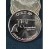 Colt 45 Single Action Army .999 Fine Copper Troy Ounce Coin - Mint Condition - Exceptional Coin
