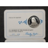 Image 2 : (2) Sterling Silver Franklin Mint Collectors Society Member Coins With Cert Cards- About 7 Grams Ea.
