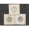Image 5 : Three United States 90% Silver Washington Quarter Dollars ~ $0.75 Face Value