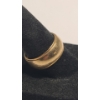 Image 3 : 14K Yellow Gold Domed Wedding Band - Size 7.5 - Weight: 7.3g
