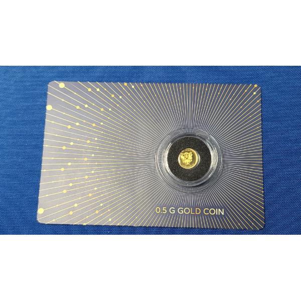 0.5 Grams Barbados $10 .999 Pure Gold Proof Coin - 1 0f 5,000