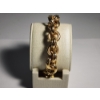 Image 1 : Stunning 14K Yellow Gold Fancy Textured Link Bracelet 8" TW: 28.1g