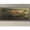 Image 2 : National Currency $10 Gold Note - Bismark .999 24k Gold In Protective Holder - Mint Condition